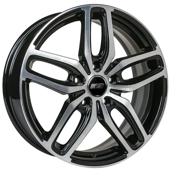 Диски N2O V2200 6.5 х 17 5*114,3 Et: 50 Dia: 67.1 черный с проточкой глянцевый