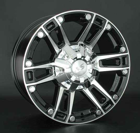 Диски LS wheels LS558 8 х 17 6*139,7 Et: 30 Dia: 100.1 черный полностью полированный
