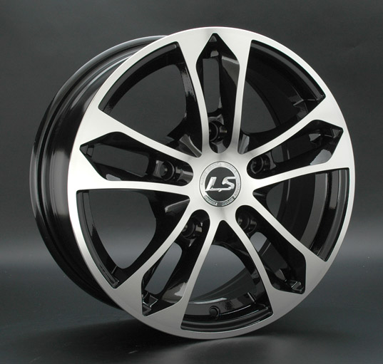 Диски LS wheels LS 197 6 х 15 5*139,7 Et: 40 Dia: 98 черный полностью полированный