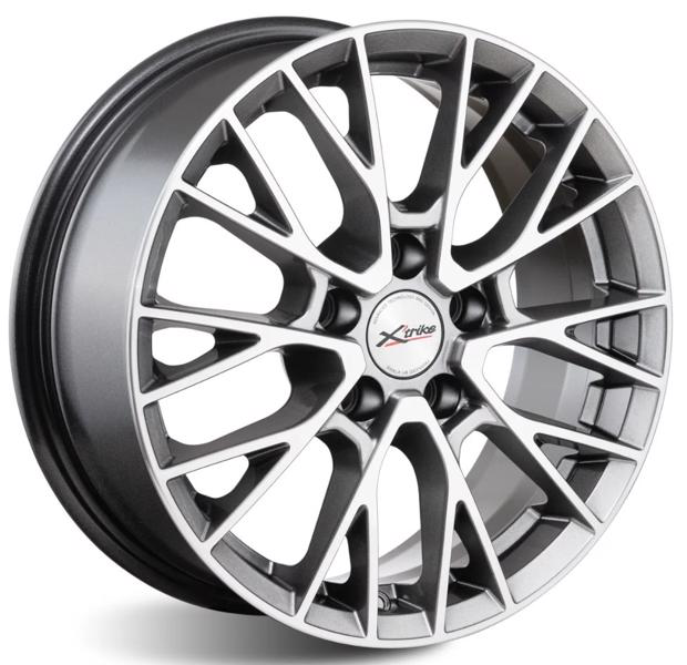 Диски X'trike X-135 6.5 х 16 5*114,3 Et: 45 Dia: 67.1 серый с полировкой