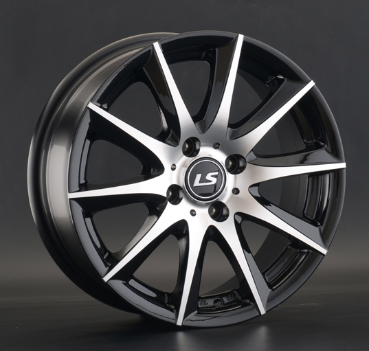 Диски LS wheels LS286 7 х 16 4*100 Et: 40 Dia: 73.1 черный полностью полированный