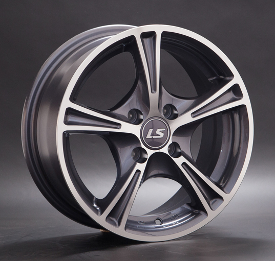 Диски LS wheels LS232 7.5 х 17 5*114,3 Et: 40 Dia: 73.1 серый с полировкой