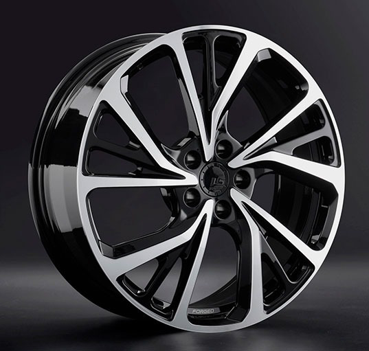 Диски LS Forged FG22 7 х 19 5*114,3 Et: 35 Dia: 67.1 черный полностью полированный