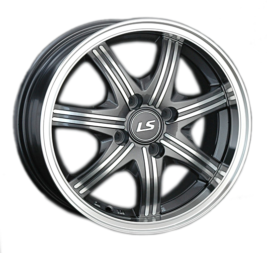 Диски LS wheels LS323 7 х 16 5*114,3 Et: 40 Dia: 73.1 серый с полировкой