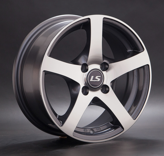 Диски LS wheels LS357 6.5 х 15 5*100 Et: 38 Dia: 57.1 серый с полировкой