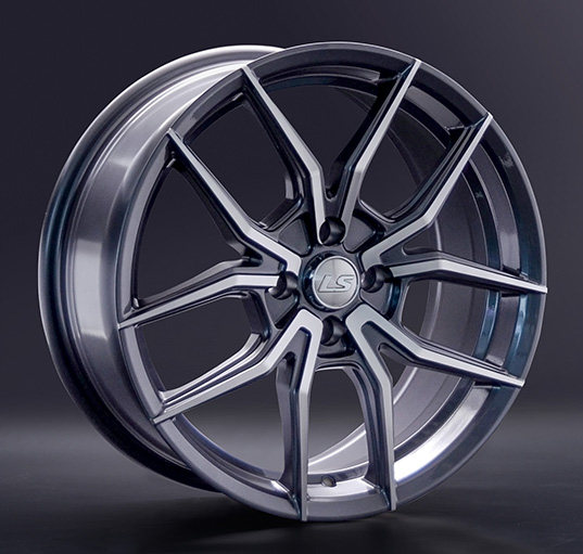 Диски LS wheels LS 1242 7.5 х 17 5*112 Et: 40 Dia: 66.6 серый с полировкой
