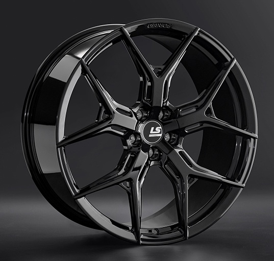 Диски LS Forged FG14 9.5 х 22 5*114,3 Et: 47 Dia: 67.1 черный матовый
