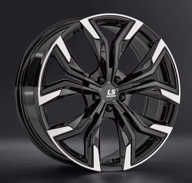 Диски LS wheels FlowForming RC92 7.5 х 18 5*114,3 Et: 45 Dia: 67.1 черный полностью полированный