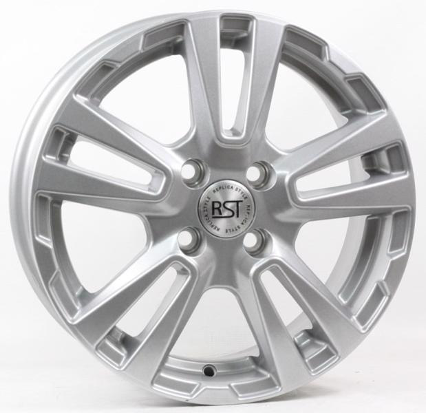 Диски RST  R065 6 х 15 4*100 Et: 50 Dia: 60.1 серебро с полированным ободом