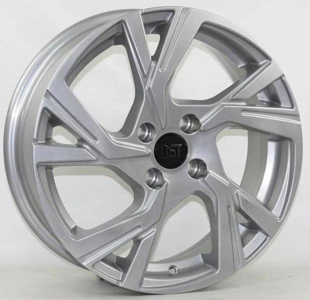 Диски RST R075 6 х 15 4*100 Et: 46 Dia: 60.1 серебро с полированным ободом