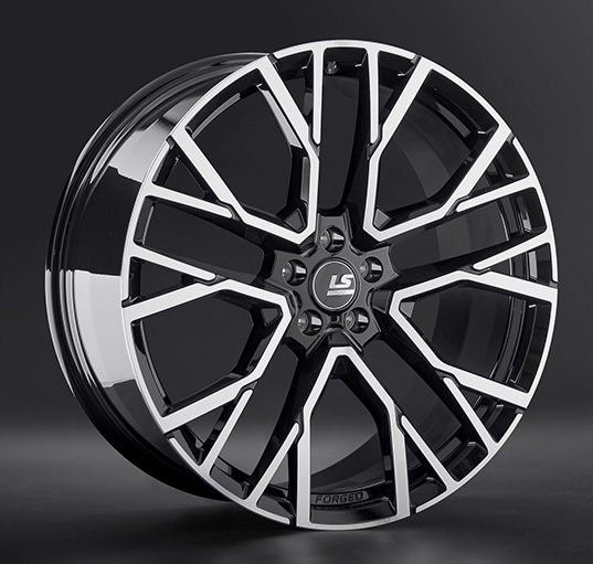 Диски LS Forged FG07  9.5 х 21 5*120 Et: 49 Dia: 72.6 черный полностью полированный