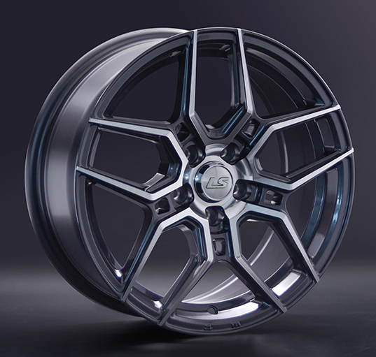 Диски LS wheels LS1266 7.5 х 17 5*114,3 Et: 40 Dia: 60.1 серый с полировкой