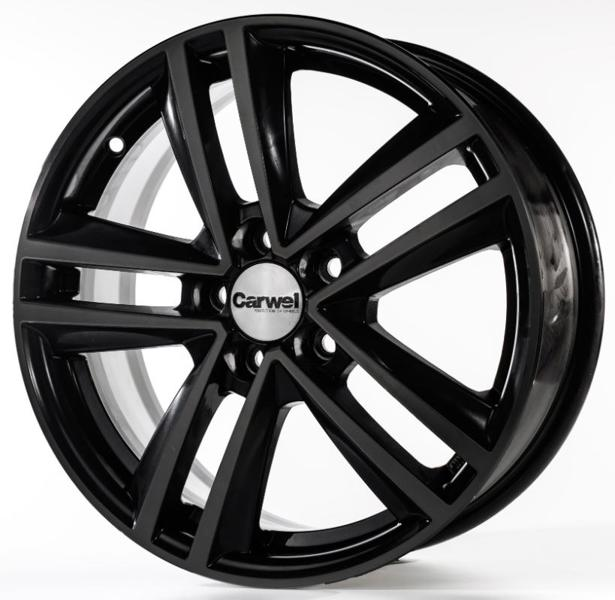 Диски Carwel Неро 6 х 15 5*100 Et: 38 Dia: 57.1 черный матовый