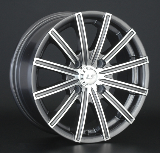 Диски LS wheels LS312 6.5 х 15 4*114,3 Et: 40 Dia: 73.1 серый с полировкой