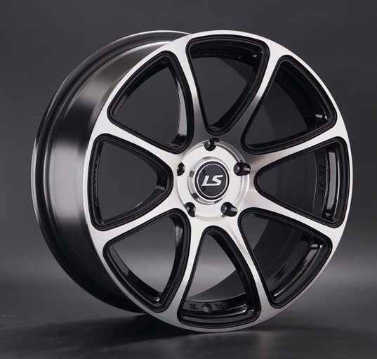 Диски LS wheels LS 327 7.5 х 17 5*114,3 Et: 40 Dia: 73.1 черный полностью полированный