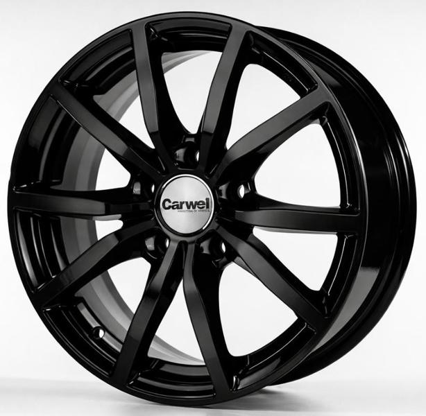 Диски Carwel Бекан 126 6.5 х 15 5*112 Et: 40 Dia: 66.6 черный матовый