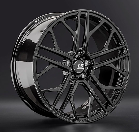 Диски LS Forged FG48 9.5 х 22 5*108 Et: 48 Dia: 63.3 черный матовый