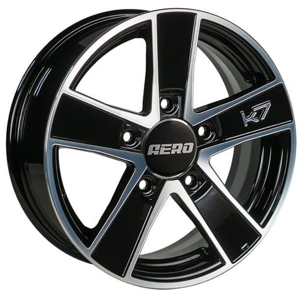 Диски AERO V2097 6 х 16 5*139,7 Et: 40 Dia: 98 черный с проточкой глянцевый