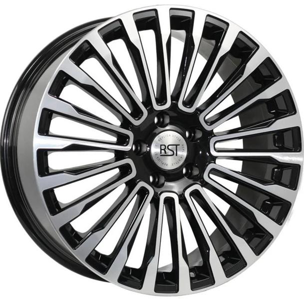 Диски RST R062 8.5 х 20 5*114,3 Et: 45 Dia: 67.1 черный с проточкой глянцевый