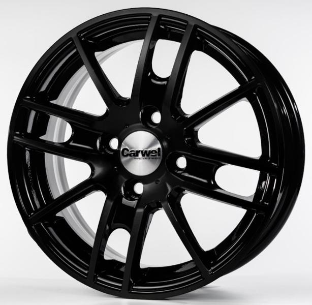 Диски Carwel Лада 173 5.5 х 14 4*114,3 Et: 40 Dia: 67.1 черный матовый