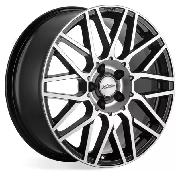 Диски X'trike X-132 6 х 15 4*100 Et: 37 Dia: 60.1 черный с проточкой глянцевый