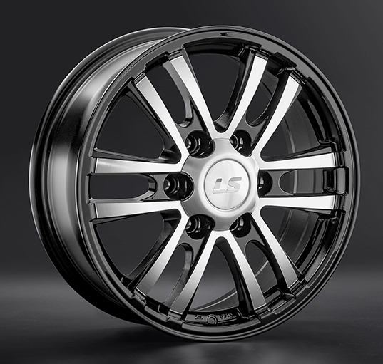 Диски LS wheels LS1287 7 х 17 6*139,7 Et: 38 Dia: 67.1 черный полностью полированный