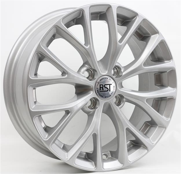 Диски RST R015 6 х 15 4*100 Et: 48 Dia: 54.1 серебро с полированным ободом