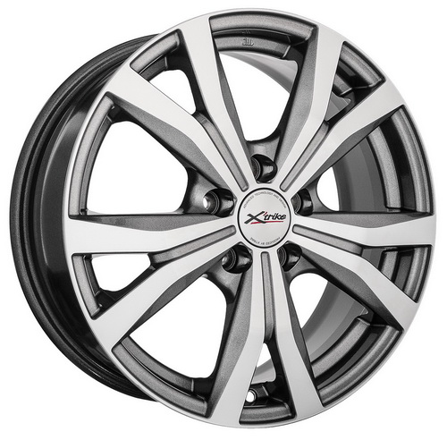 Диски X'trike X-119 6.5 х 16 5*105 Et: 38 Dia: 56.6 серый с полировкой
