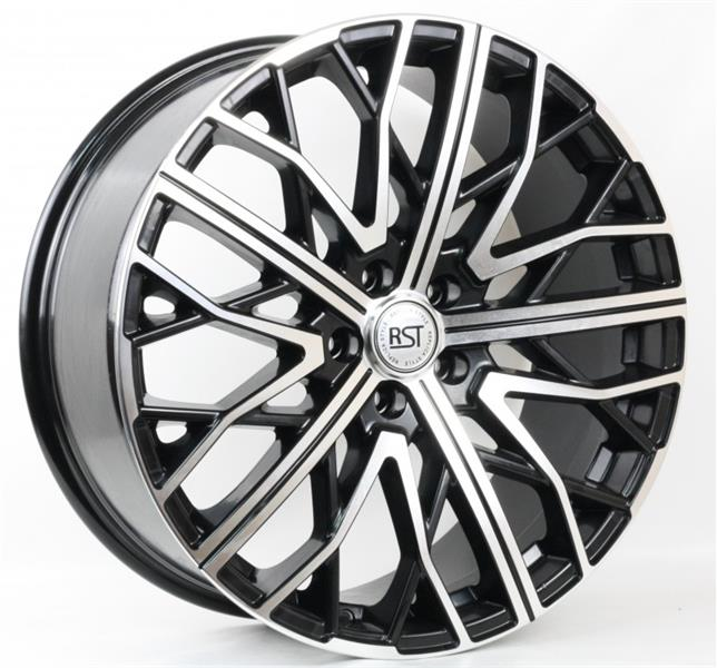 Диски RST R002 8.5 х 20 5*120 Et: 45 Dia: 59.6 черный с проточкой глянцевый