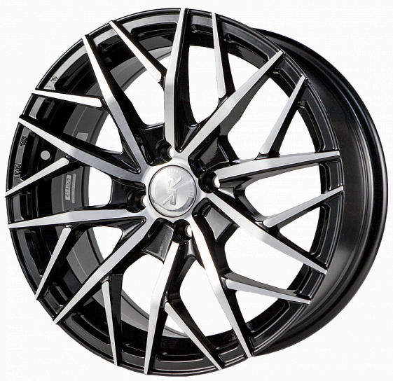 Диски RR CSS3347 7 х 16 5*100 Et: 42 Dia: 57.1 черный с проточкой глянцевый