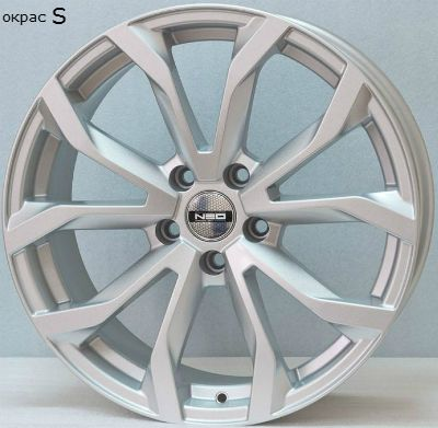 Диски Tech Line 728 7.5 х 17 5*114,3 Et: 45 Dia: 67.1 классический серебристый цвет