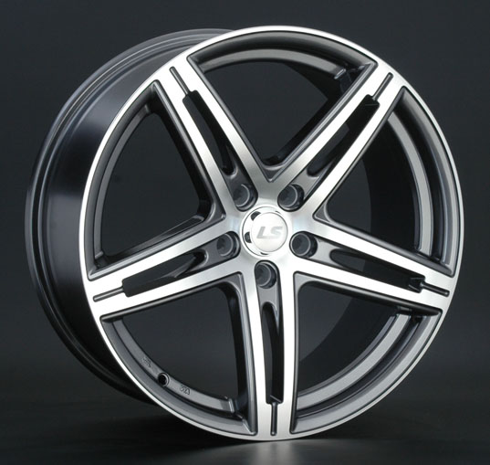 Диски LS wheels LS288 8 х 18 5*112 Et: 25 Dia: 66.6 серый с полировкой