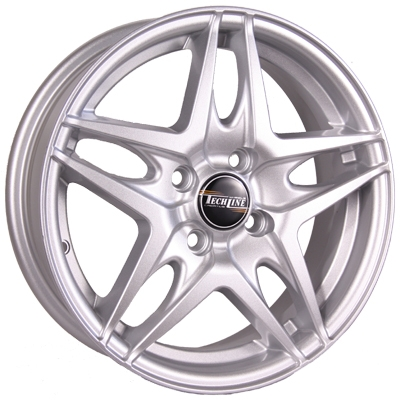 Диски Tech Line 430 5.5 х 14 4*98 Et: 35 Dia: 58.6 классический серебристый цвет