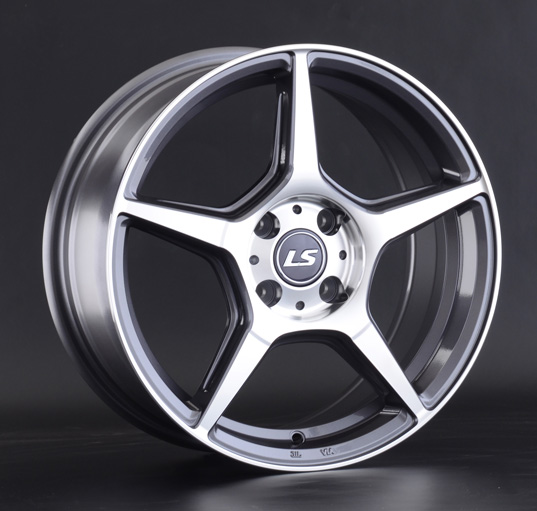 Диски LS wheels LS 833 7 х 16 4*100 Et: 42 Dia: 60.1 серый с полировкой