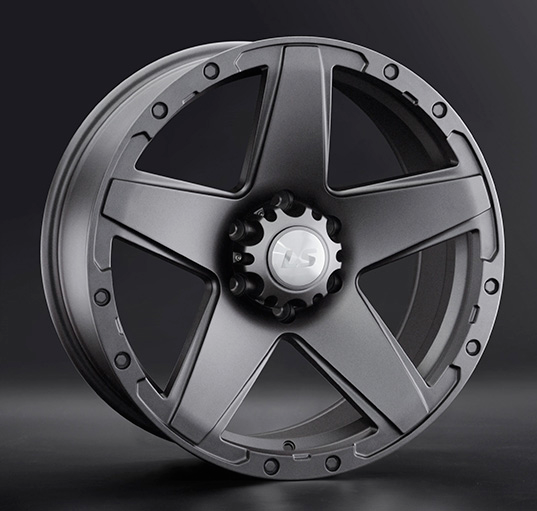 Диски LS wheels LS 1284 8 х 16 5*150 Et: 2 Dia: 110.1 серый матовый