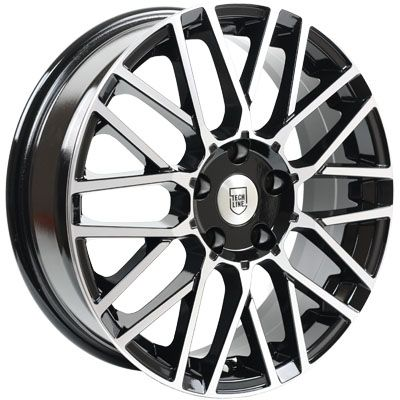 Диски Tech Line 739 6.5 х 17 5*114,3 Et: 45 Dia: 60.1 черный с проточкой глянцевый