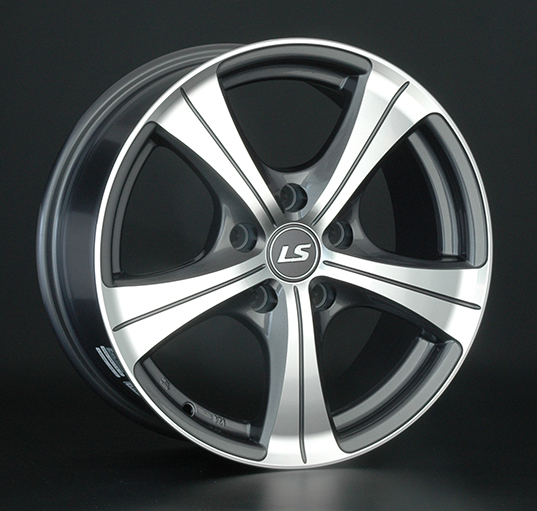 Диски LS wheels LS202 6.5 х 15 5*110 Et: 35 Dia: 65.1 серый с полировкой