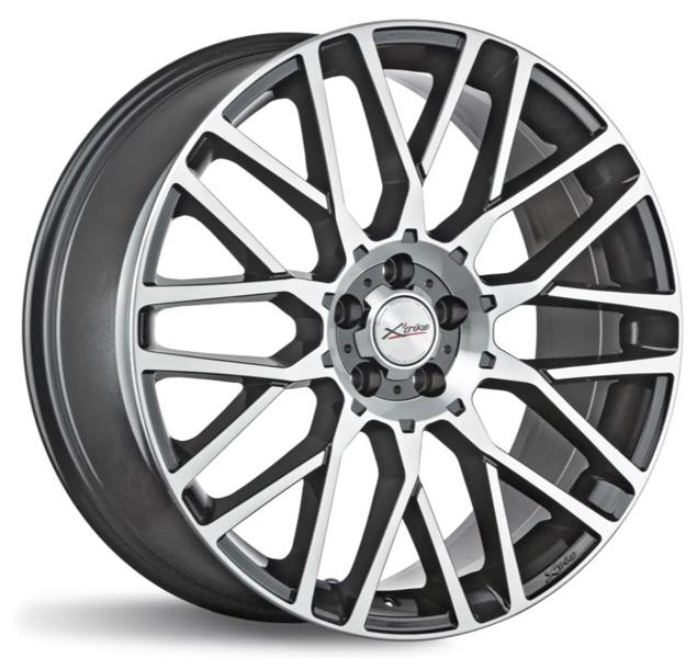 Диски X'trike X-137 8.5 х 20 5*112 Et: 43 Dia: 66.6 черный с проточкой глянцевый