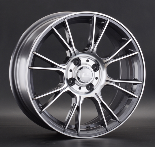Диски LS wheels 818 6.5 х 15 5*100 Et: 40 Dia: 73.1 серый с полировкой