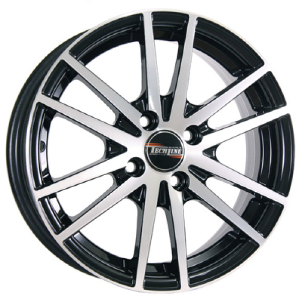 Диски Tech Line 535 6 х 15 5*112 Et: 45 Dia: 57.1 черный с проточкой глянцевый