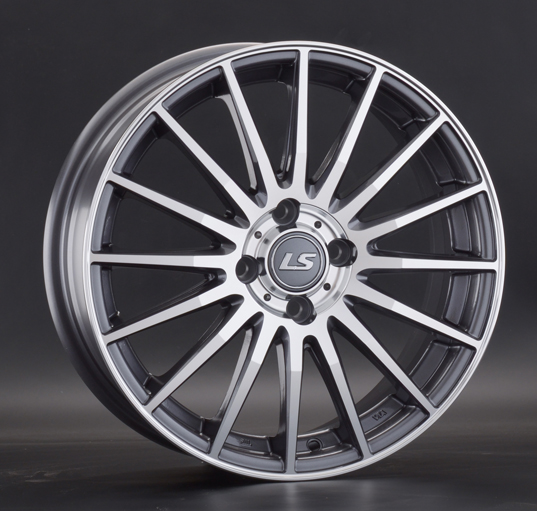 Диски LS wheels LS 425 6 х 16 4*100 Et: 41 Dia: 60.1 серый с полировкой