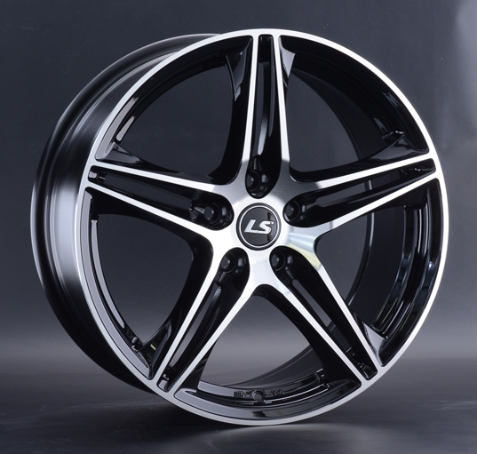 Диски LS wheels LS1056 7.5 х 17 5*108 Et: 50 Dia: 63.4 черный полностью полированный