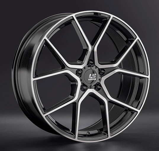 Диски LS wheels FlowForming RC72 8.5 х 20 5*114,3 Et: 45 Dia: 67.1 черный полностью полированный