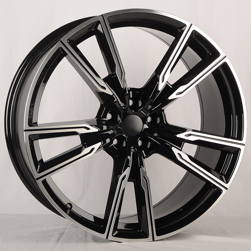 Диски RST R2105FF 10.5 х 21 5*112 Et: 43 Dia: 66.6 черный с проточкой глянцевый