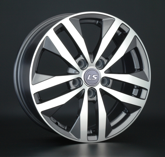 Диски LS wheels LS 1034 6.5 х 16 5*112 Et: 33 Dia: 57.1 серый с полировкой