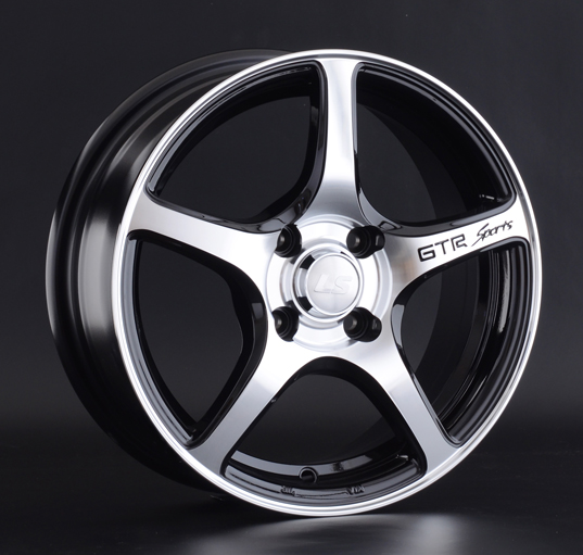 Диски LS wheels LS 537 6.5 х 16 4*108 Et: 26 Dia: 65.1 черный полностью полированный