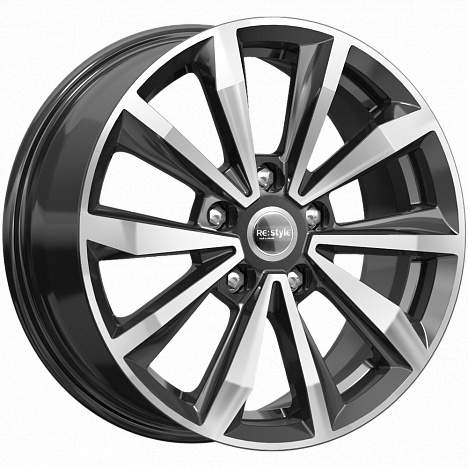 Диски K&K КС974 6.5 х 16 5*112 Et: 43 Dia: 57.1 черный с проточкой глянцевый