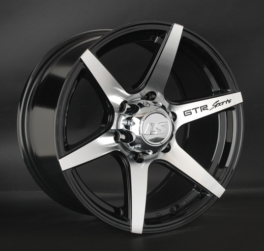 Диски LS wheels LS800 8.5 х 17 6*139,7 Et: 25 Dia: 106.1 черный полностью полированный