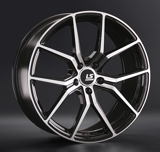 Диски LS wheels FlowForming RC47 8 х 18 5*114,3 Et: 45 Dia: 67.1 черный полностью полированный