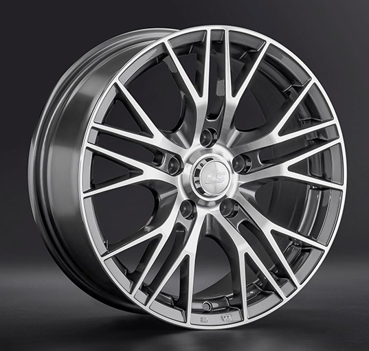 Диски LS wheels LS 861 7 х 16 5*114,3 Et: 45 Dia: 67.1 серый с полировкой